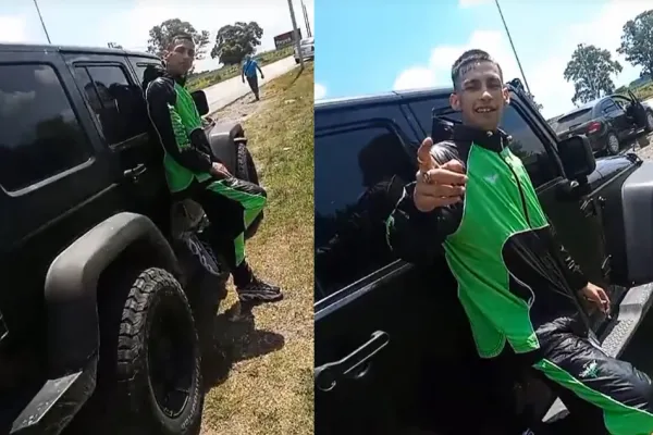 El exabrupto de L-Gante, varado en la ruta por la falta de combustible