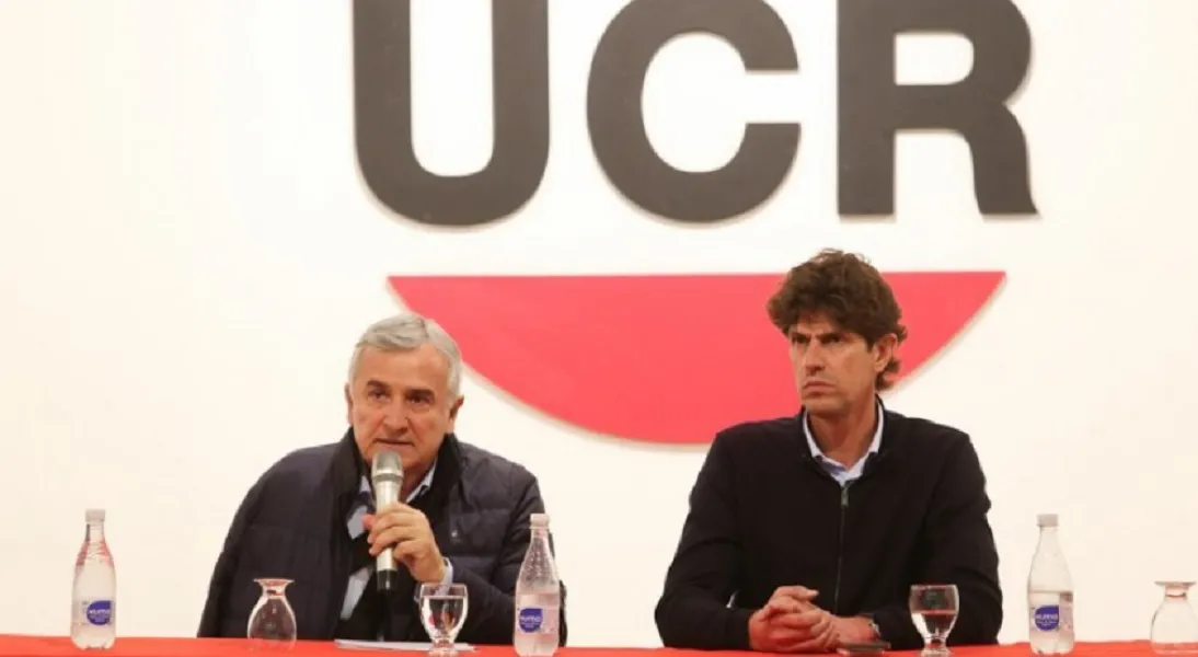 Gerardo Morales y Martín Lousteau, presidente y vice de la UCR.