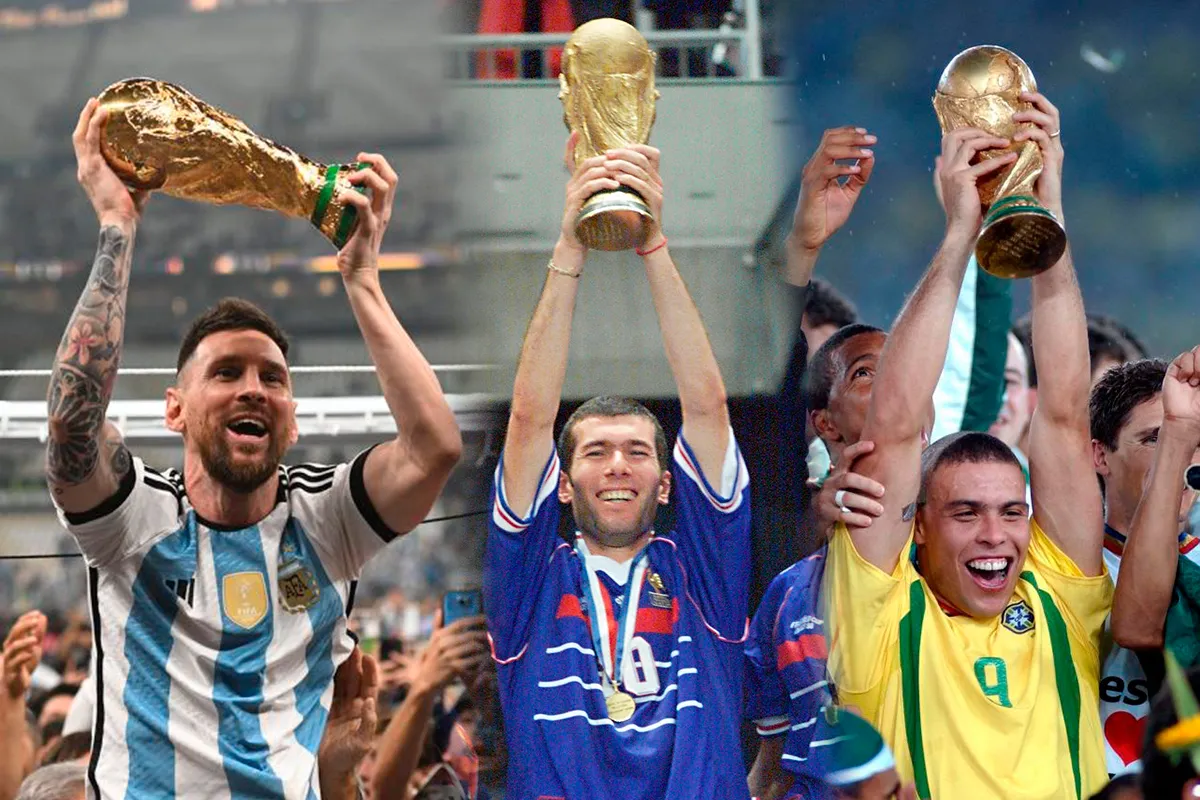 PRIVILEGIADO. Messi se sumó a la lista de jugadores que logaron Mundial y Balón de Oro en la misma temporada, con figuras como Zinedine Zidane o Ronaldo, entre otros.