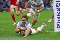 Nicolás Sánchez, uno de los dos Pumas convocados a Barbarians