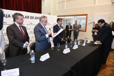 Jaldo puso en funciones al interventor de la Caja Popular de Ahorros