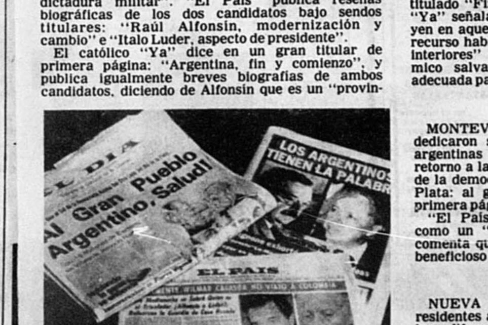 17:00. Argentina: Adiós, dictadura, adiós