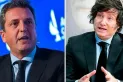 Sergio Massa y Javier Milei protagonizaron un fuerte cruce a 18 días del balotaje