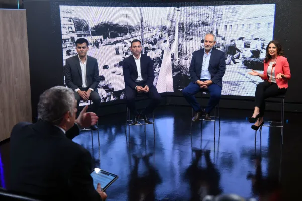 En un diálogo sobre los 40 años de democracia se coló el balotaje Massa-Milei