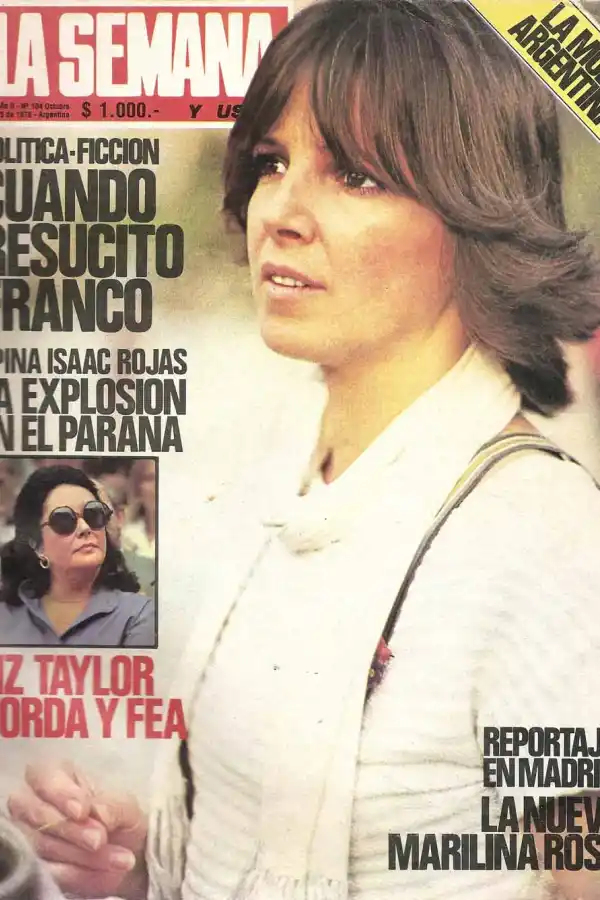 NUEVA VIDA. Al llegar a España, Marilina ya contaba con reconocimiento. Aquí, en la tapa de la revista más importante del país europeo.