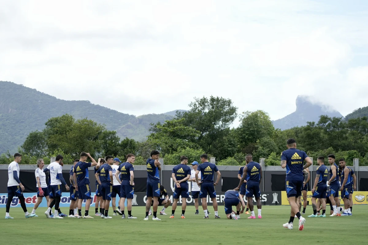 Boca entrenó por primera vez en Brasil: ¿cómo está Barco?