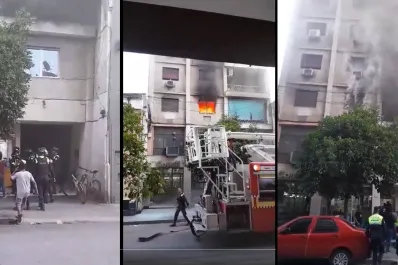 Se incendió un departamento en Mendoza al 300