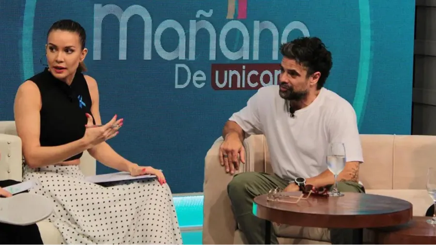 Luciano Castro vivió un incómodo momento en la televisión paraguaya.