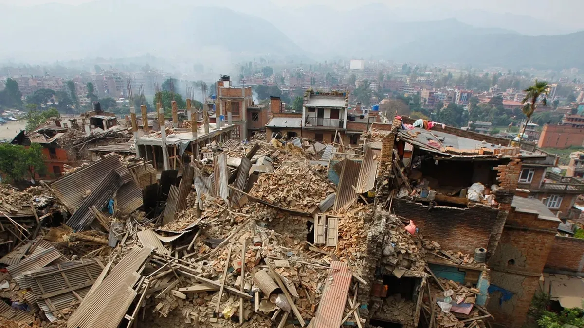 Cientos de personas perdieron su hogar en la frontera norte de Nepal