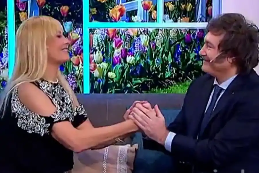 El coqueteo entre Javier Milei y Yuyito González al aire