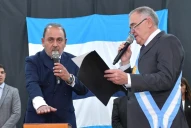 Jaldo acompañó a Jorge Leal en su asunción como intendente de Burruyacú