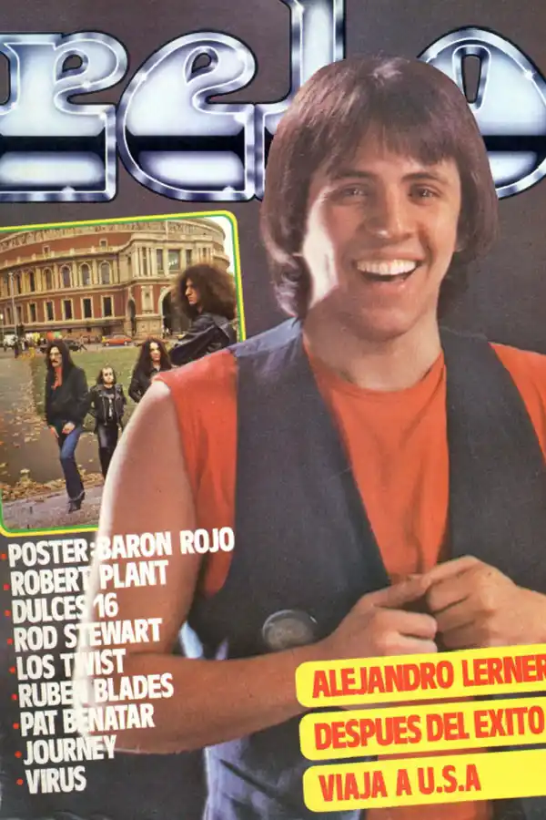 MÁS TARDE. En 1983, Lerner se convierte en una de las promesas del rock. Aquí, por primera vez en la tapa de la revista “Pelo”.