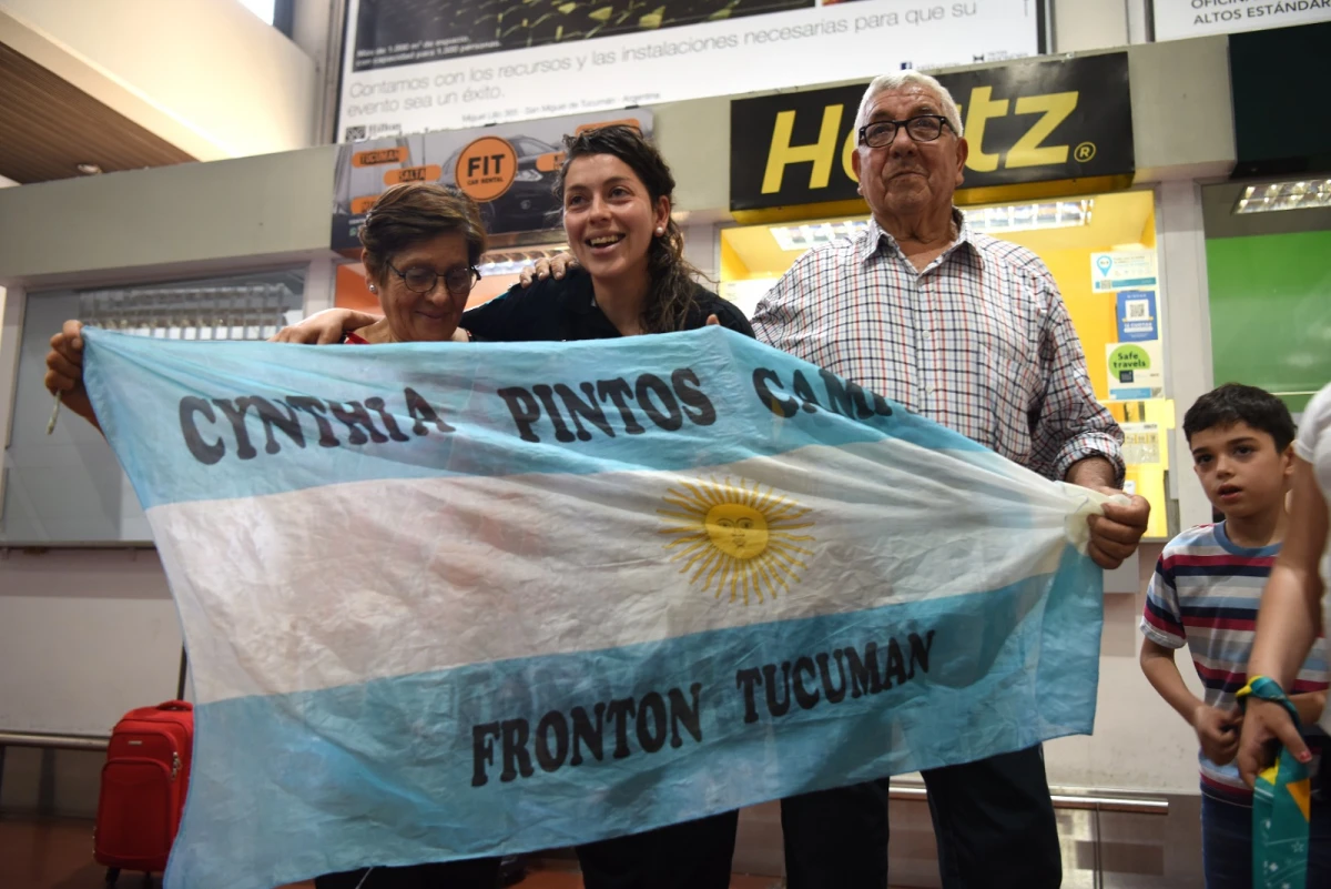 La bicampeona panamericana, Cynthia Pinto, regresó a la provincia