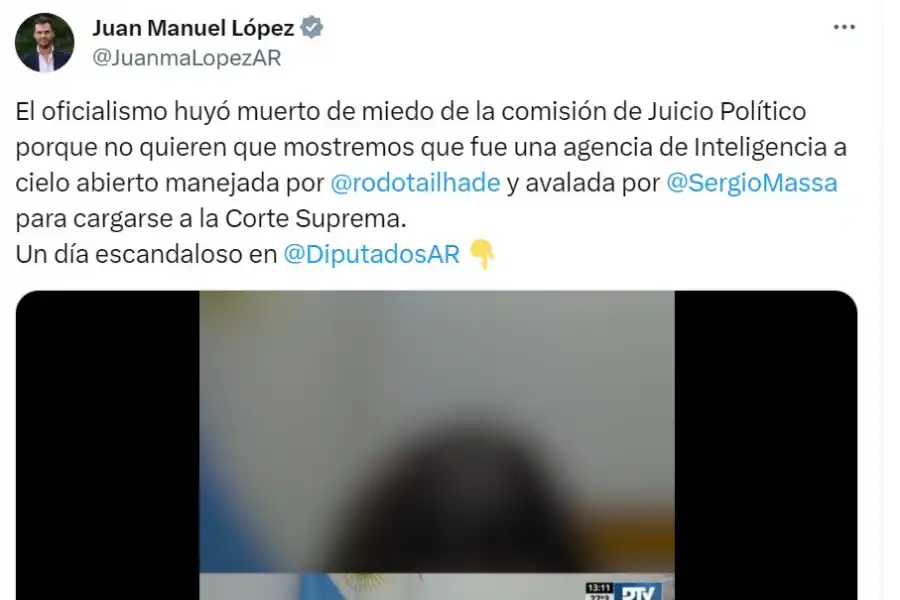 El oficialismo levantó la reunión de la comisión de juicio político ante el escándalo por el espionaje