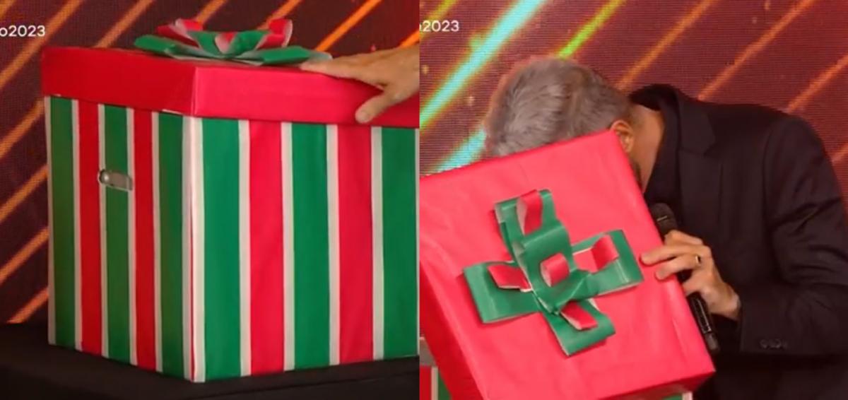 La caja de regalo para Larry