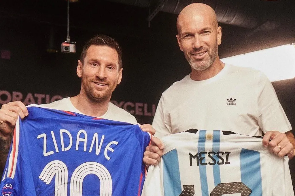 Zidane entrevistó a Lionel Messi y le dedicó un elogio: “Es una pena no haber jugado contigo”