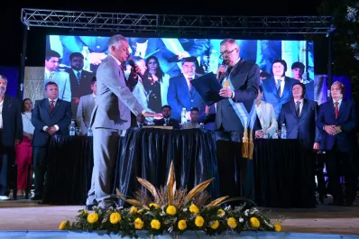 Puma Rodríguez juró ante Jaldo como nuevo intendente de La Cocha