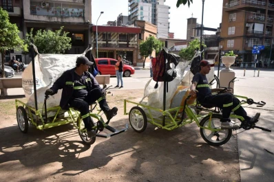 El reciclaje en movimiento: recolectores tucumanos recibieron nuevos vehículos