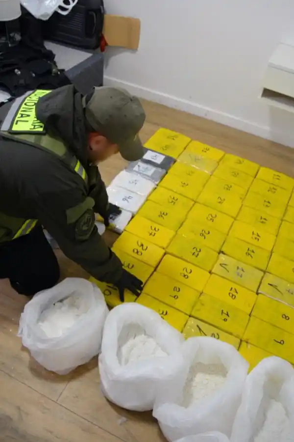 EN BUENOS AIRES. En un departamento encontraron 70 kilos de cocaína.