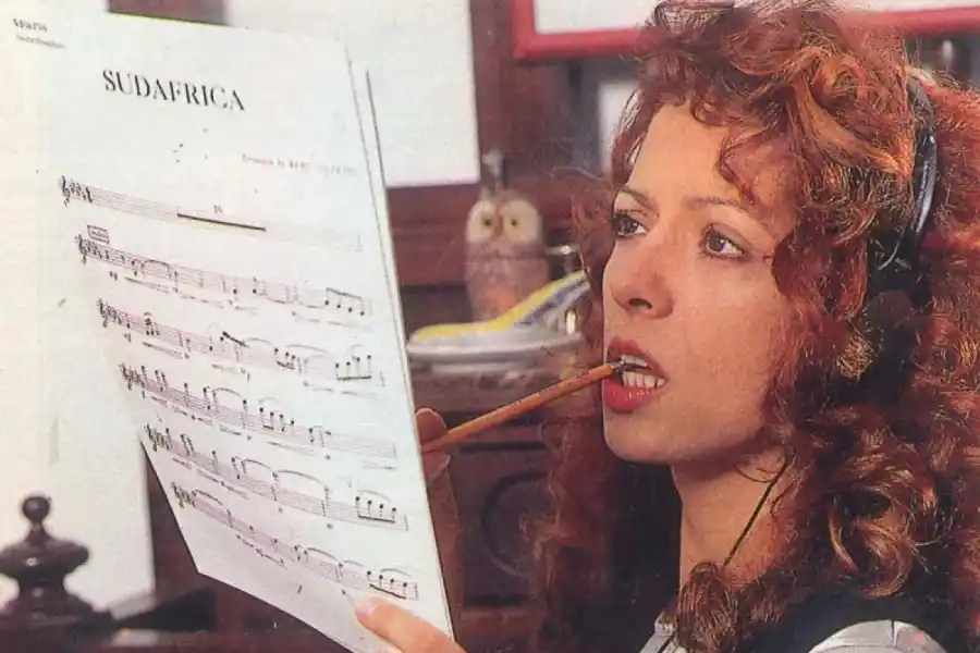 EN AQUELLOS TIEMPOS. Patricia, fotografiada para la prensa en 1993.