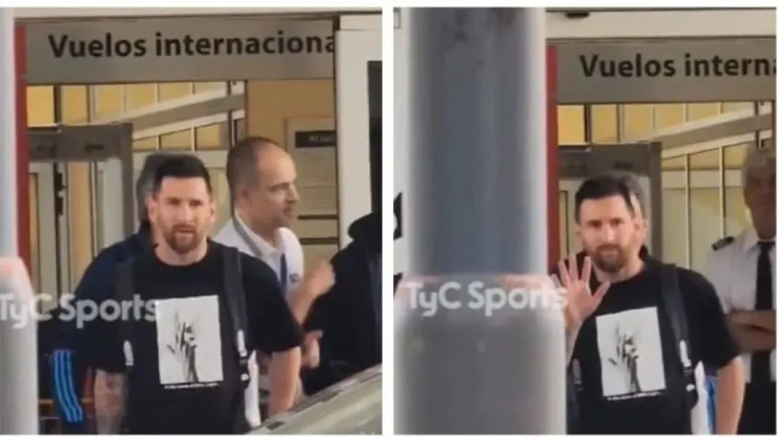 Messi llegó al país para jugar en la Selección Argentina por las Eliminatorias Sudamericanas