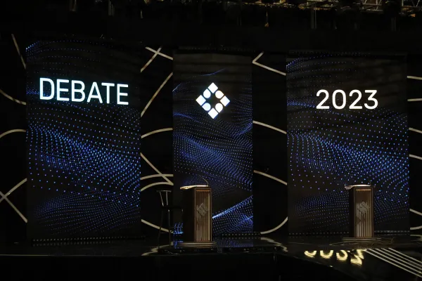 Debate presidencial en vivo y online: Massa y Milei confrontan antes del Batotaje 2023