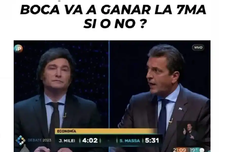 Mirá los mejores memes del debate presidencial entre Sergio Massa y Javier Milei