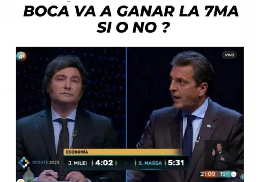 Mirá los mejores memes del debate presidencial entre Sergio Massa y Javier Milei