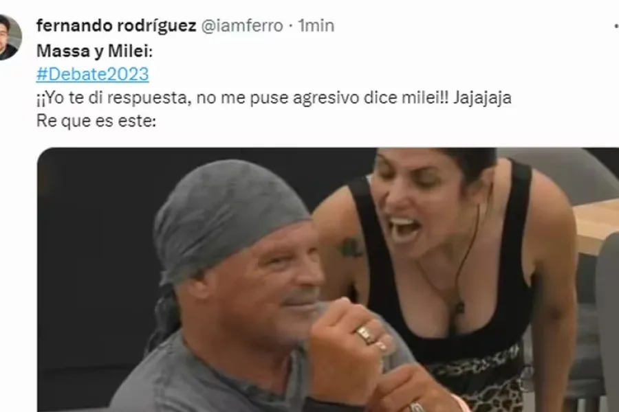 Uno de los tantos memes que dejó el debate presidencial