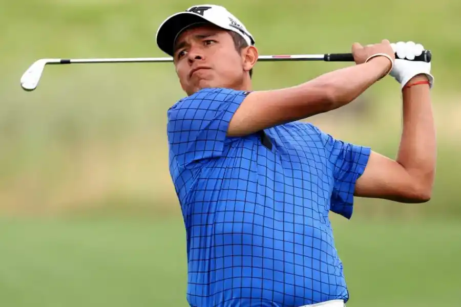 VOLVER. Núñez compitió por primera vez en el circuito mayor de golf el año pasado y su meta es volver a él..