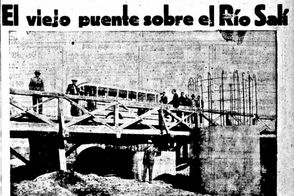 Hojeando el diario: un puente con una historia más que centenaria