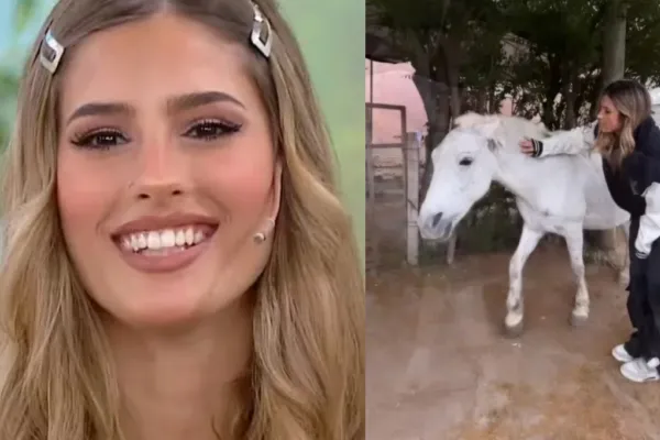 Insólito: mirá lo que le pasó a Julieta Poggio en Tafí del Valle