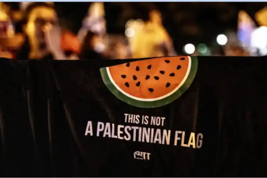 La sandía tiene los mismos colores de la bandera palestina