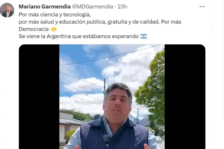 La SRT criticó al presidente del INTA, el tucumano Mariano Garmendia, por pedir el voto por Massa