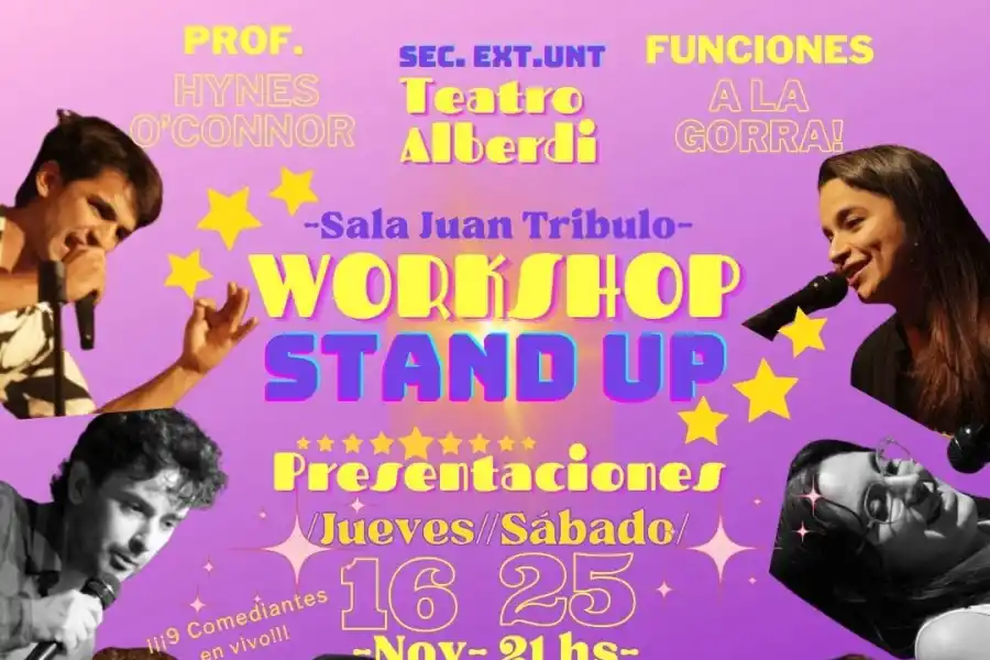 El Stand Up sigue creciendo en Tucumán, ahora con una presentación a la gorra