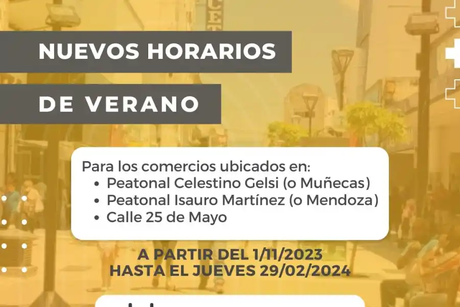 Los comercios cambian el horario de atención en el microcentro capitalino