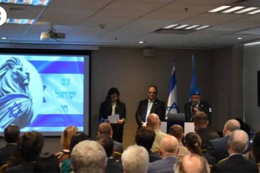 La proyección de las imágenes se realizó en la Embajada de Israel en Buenos Aires.