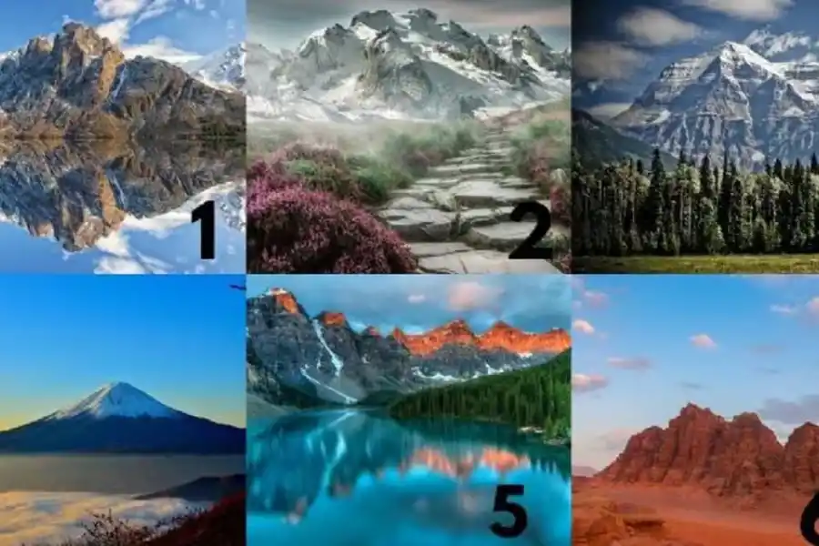 Test de personalidad: elegí una montaña y descubrí lo que esconde tu subconsciente.