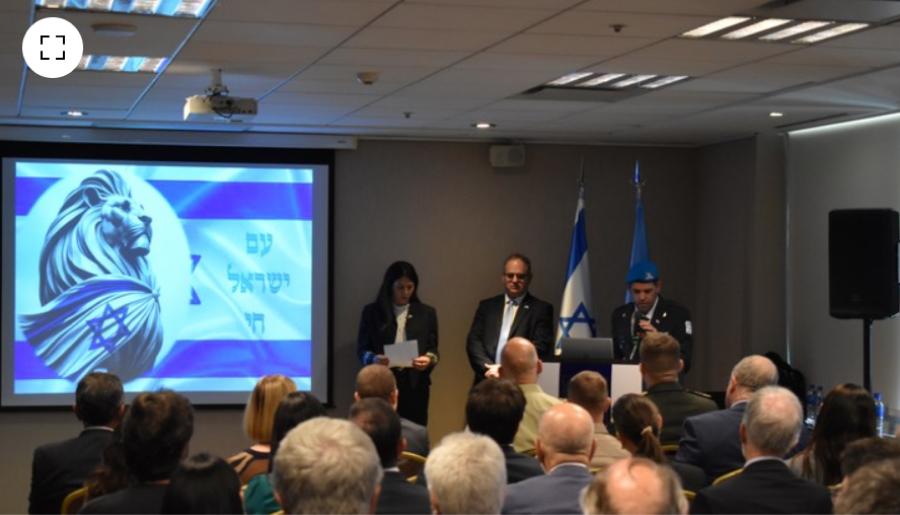 La proyección de las imágenes se realizó en la Embajada de Israel en Buenos Aires.