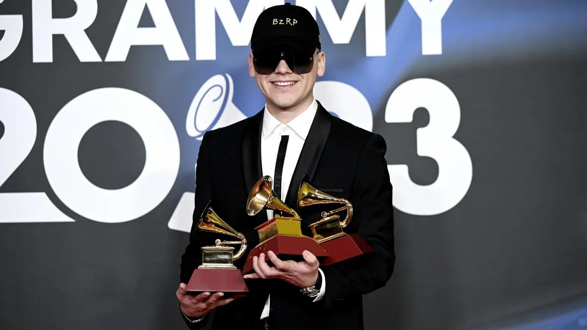 Bizarrap ganó tres Grammy Latinos. AFP