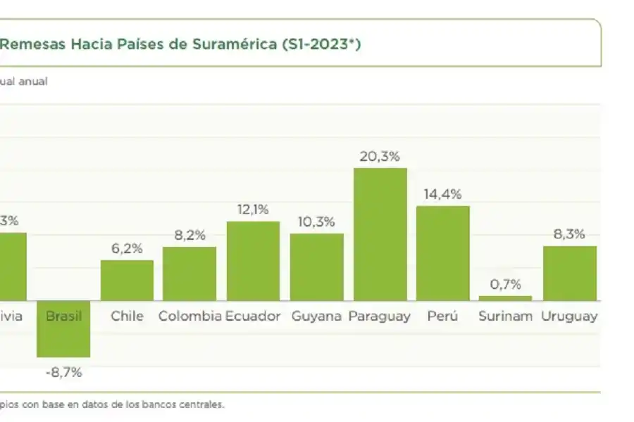 Pérdida del valor del peso: Argentina fue el país de Sudamérica en el que más aumentó la ayuda familiar del exterior