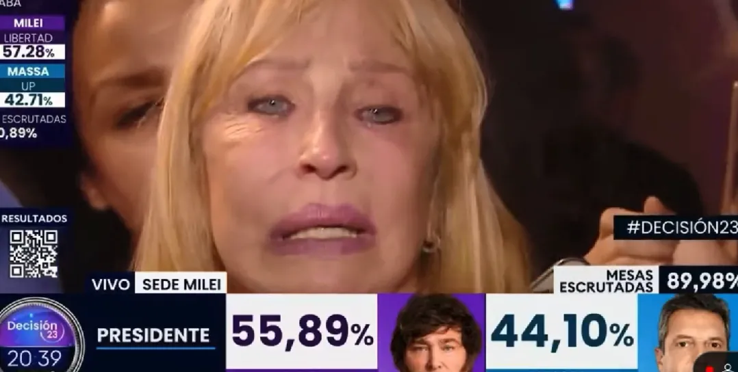 Video: la madre de Javier Milei lloró de emoción