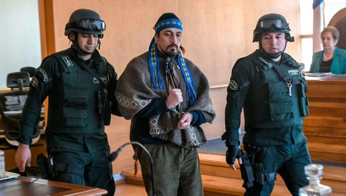 Jones Huala inició una huelga de hambre seca en la cárcel para no ser extraditado a Chile