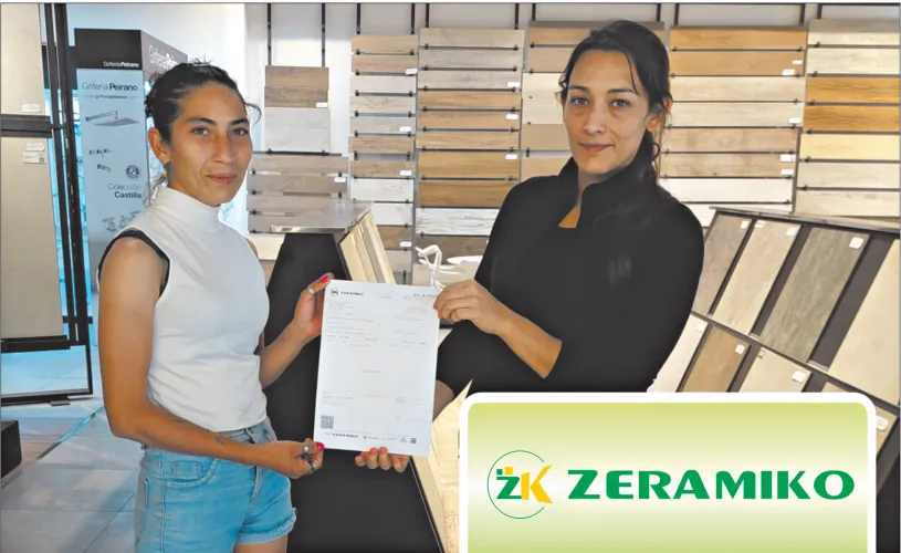 Números de la Suerte: Yohana De Los Ángeles Barrionuevo ganó una orden de compras de $43.000 en Zeramiko