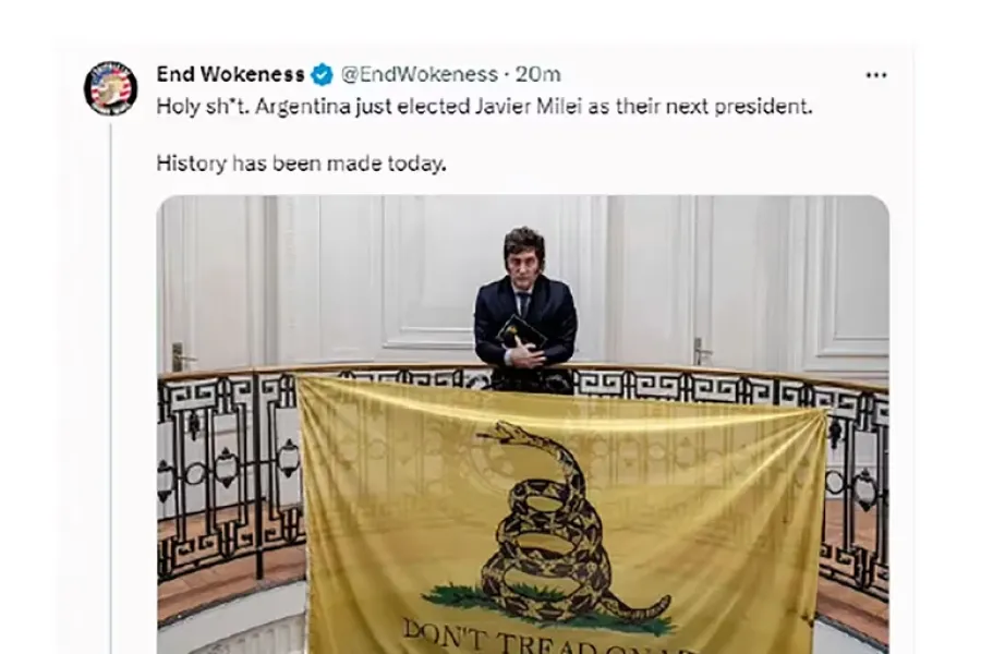 El posteo de Elon Musk a favor de Javier Milei