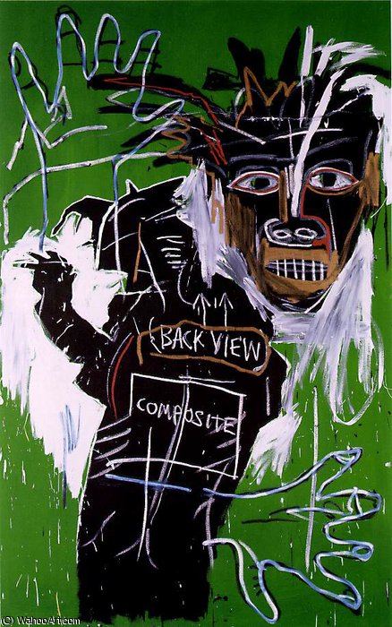 “AUTORRETRATO DE TACÓN”. De Jean- Michel Basquiat.