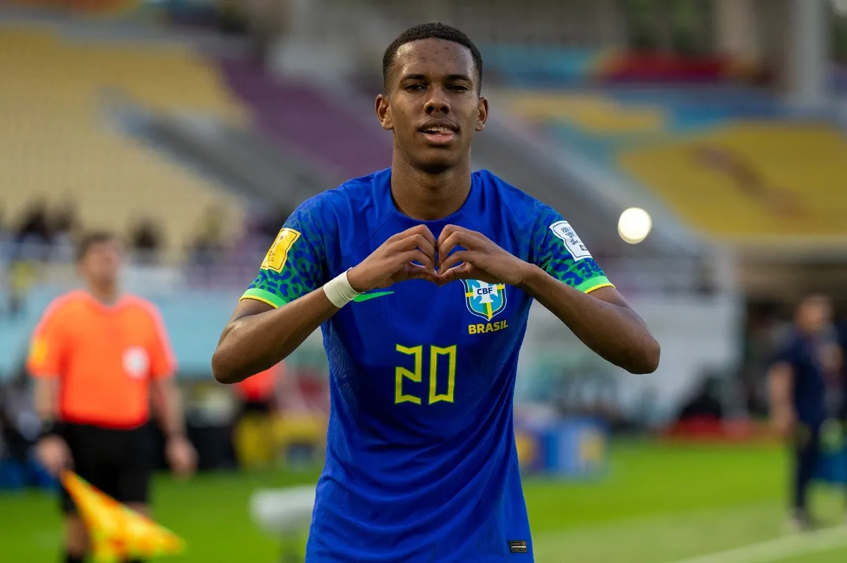 GRAN PARTIDO. Estevão Willian marcó un doblete para sellar la clasificación de Brasil a los cuartos de final. FOTO TOMADA DE X.