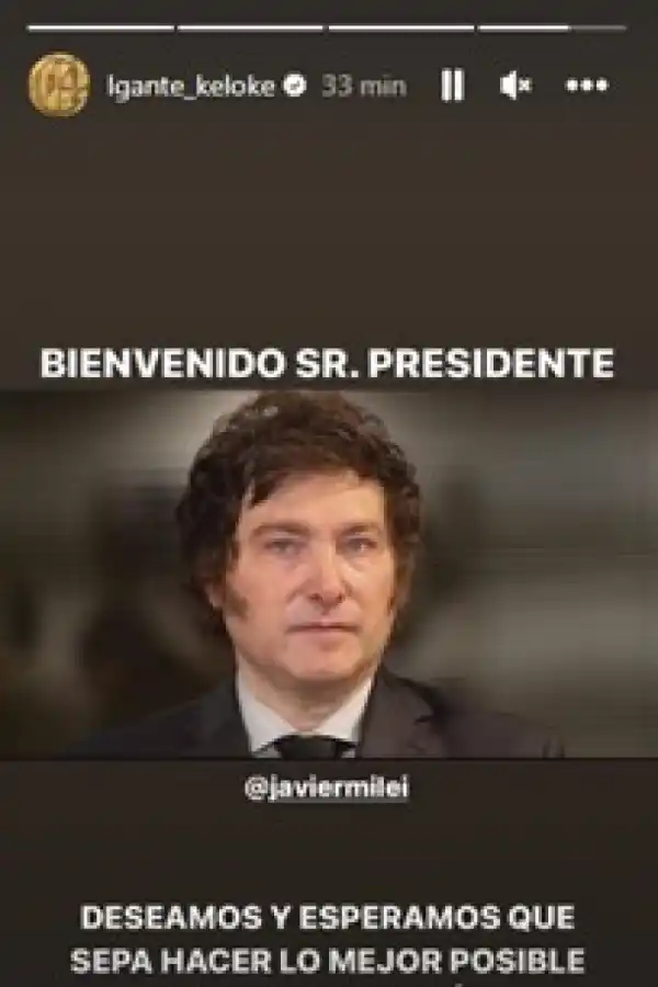L-Gante le dio la bienvenida a Milei y… ¿se arrepintió después?