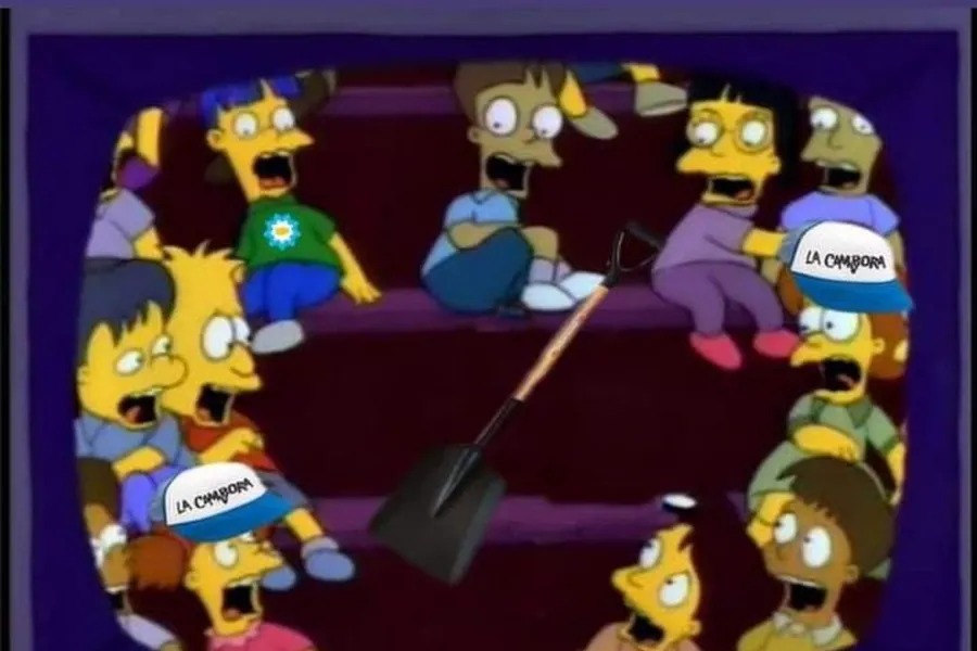 Los Simpson, presentes en los memes del balotaje