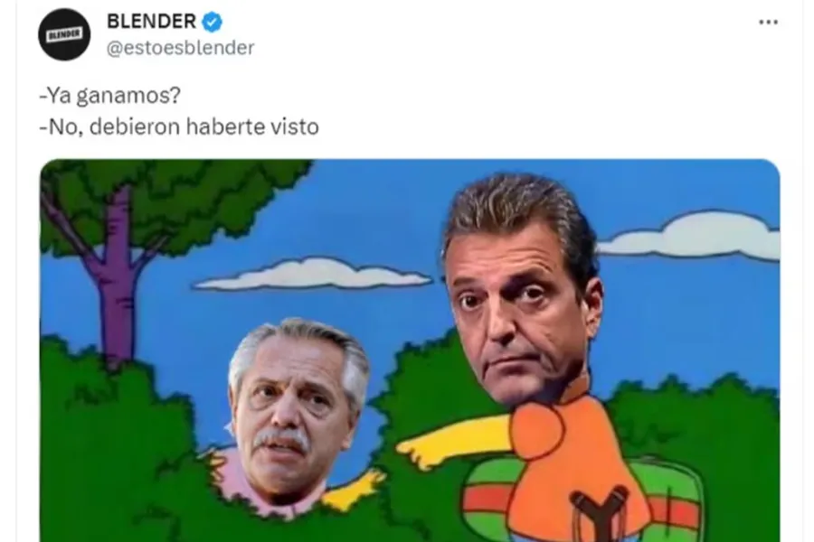 Los Simpson, presentes en los memes del balotaje